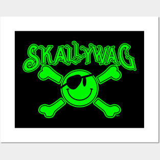 Scallywag green Posters and Art